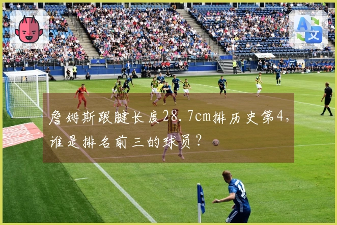 詹姆斯跟腱长度28.7cm排历史第4，谁是排名前三的球员？